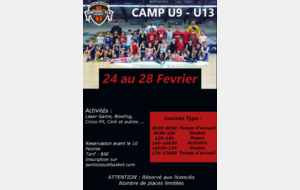 Stage 24-28 février (u9-u13)