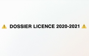 RENOUVELLEMENT LICENCE 2020-2021